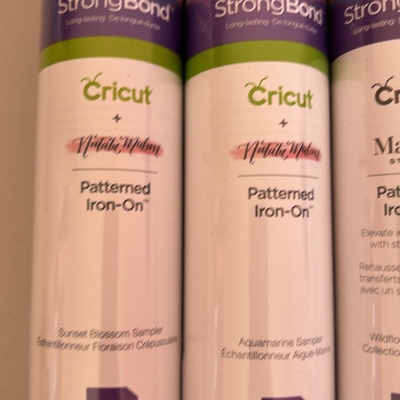 Cricut Natalie Malan pattered iron on vinyl Martha Stewart strong bond lot - Picture 2 of 7